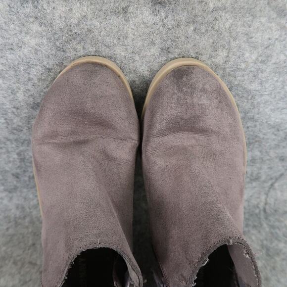 Old Navy Shoes Kids 11 Bootie Toddler Baby Casual Dark Grey Zip Fashion Classic - Picture 9 of 15